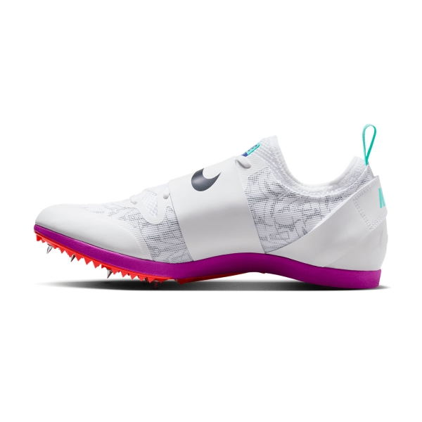 Nike Pole Vault Elite - White/Obsidian/Teal Tint/Fire Pink