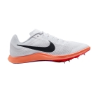 Nike Zoom Rival Distance - White/Obsidian/Bright Crimson/Hyper Turquoise
