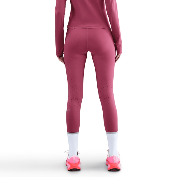Nike Swift 7/8 Tights - Sweet Beet/Reflective Silver