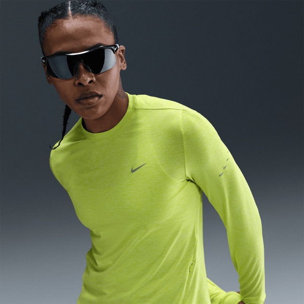 Nike Dri-FIT Swift Maglia - Cyber/Heather/Reflective Silver