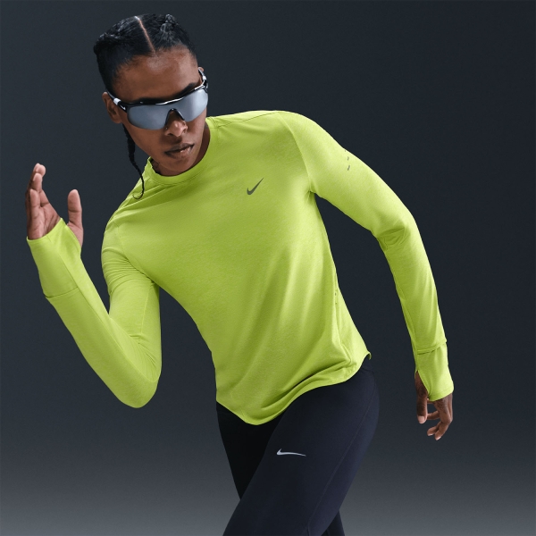 Nike Dri-FIT Swift Maglia - Cyber/Heather/Reflective Silver