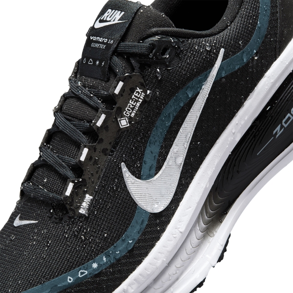Nike Vomero 18 GTX - Black/Metallic Silver/Anthracite/White
