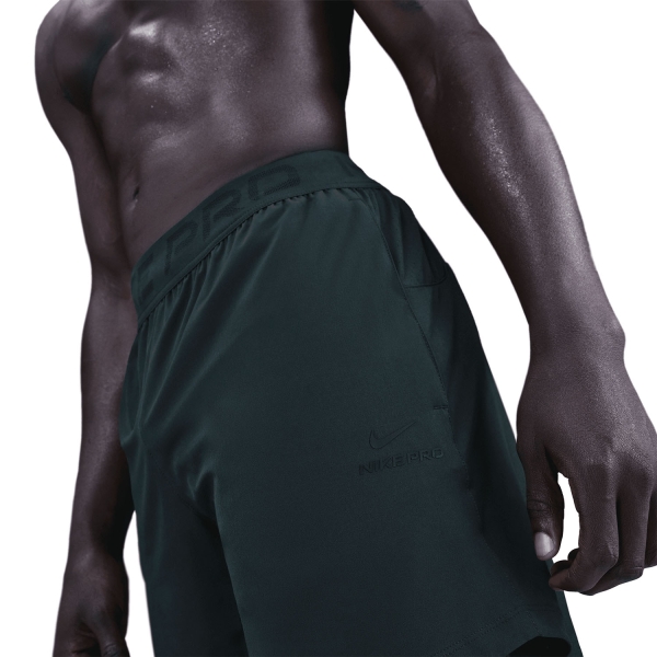 Nike Pro 6in Pantaloncini - Seaweed/Black