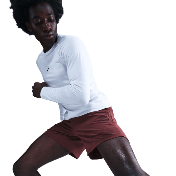 Nike Pro 6in Pantaloncini - Dark Team Red/Black