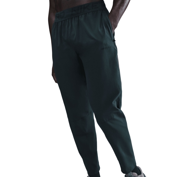 Nike Pro Dri-FIT Pantaloni - Seaweed/Black