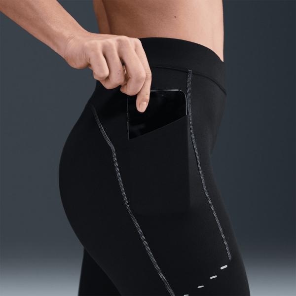 Nike Swift Therma-FIT ADV 7/8 Tights - Black/Dark Smoke Grey
