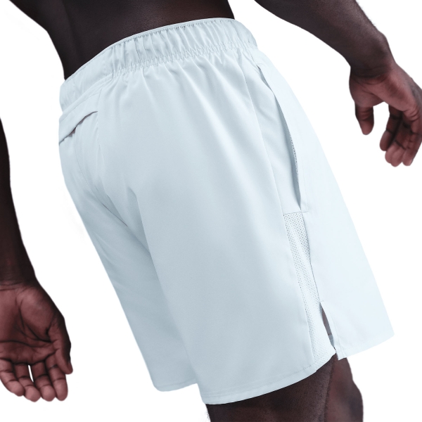 Nike Challenger Pro 2 in 1 5in Shorts - Pure Platinum/Light Smoke Grey/Volt/Reflective Silver