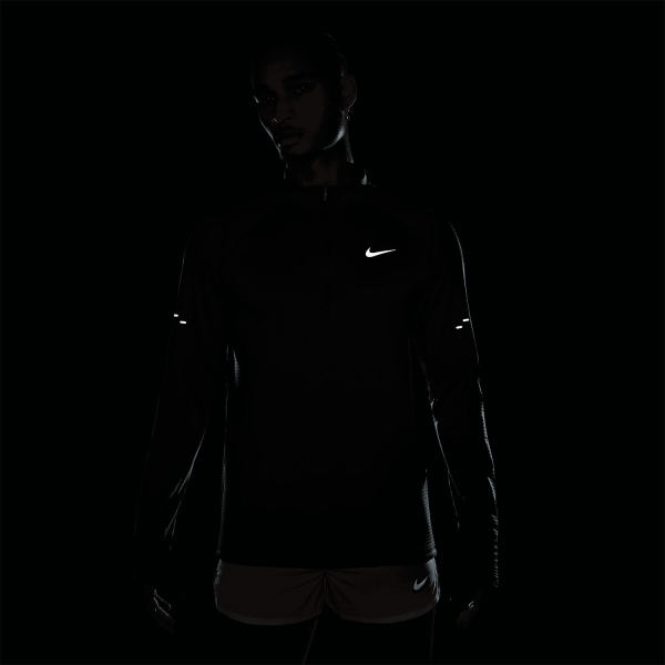 Nike Stride Therma-FIT Maglia - Cannon/Reflective Silver