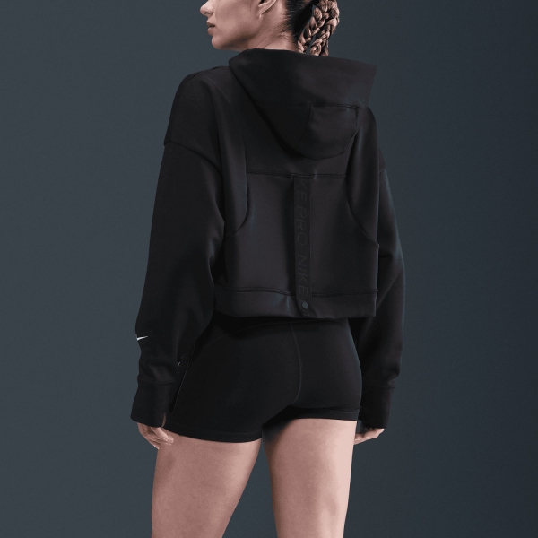 Nike Pro Therma-FIT Felpa - Black/White