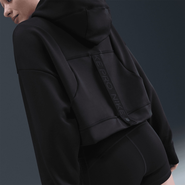 Nike Pro Therma-FIT Felpa - Black/White
