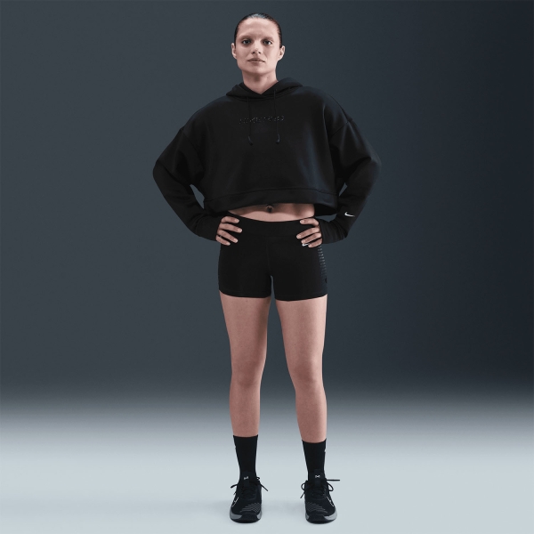 Nike Pro Therma-FIT Felpa - Black/White