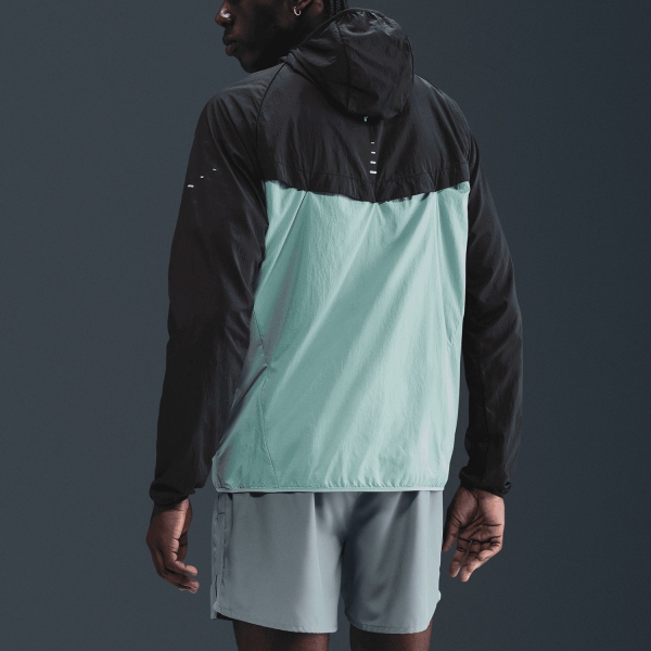 Nike Dri-FIT UV Stride Giacca - Black/Cannon/Reflective Silver