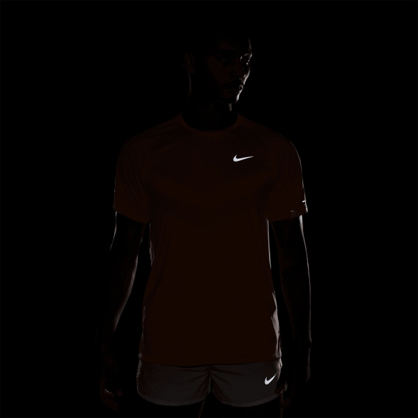 Nike Dri-FIT ADV Stride Maglietta - Orange Chalk/Reflective Silver