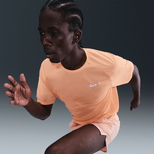 Nike Dri-FIT ADV Stride Maglietta - Orange Chalk/Reflective Silver