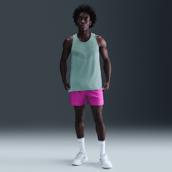 Nike Dri-FIT ADV Stride Canotta - Cannon/Reflective Silver