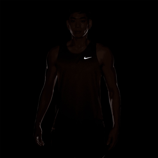 Nike Dri-FIT ADV Stride Tank - Burgundy Crush/Reflective Silver