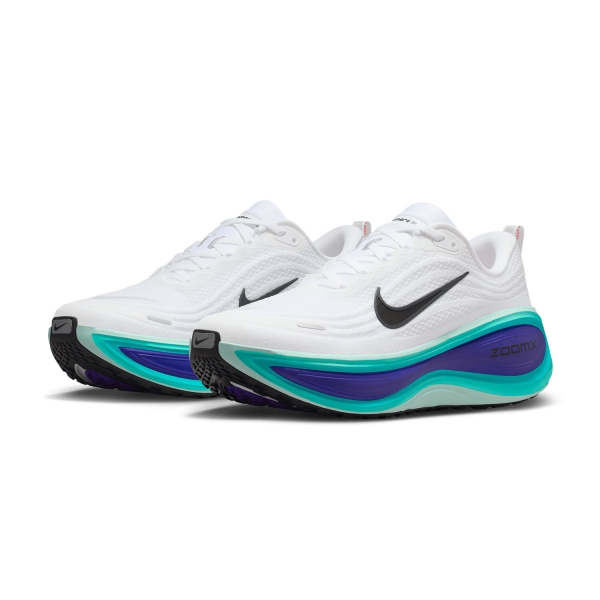 Nike Vomero Plus - White/Black/Bright Concord/Hyper Turquoise