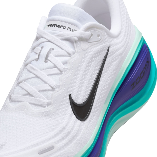 Nike Vomero Plus - White/Black/Bright Concord/Hyper Turquoise