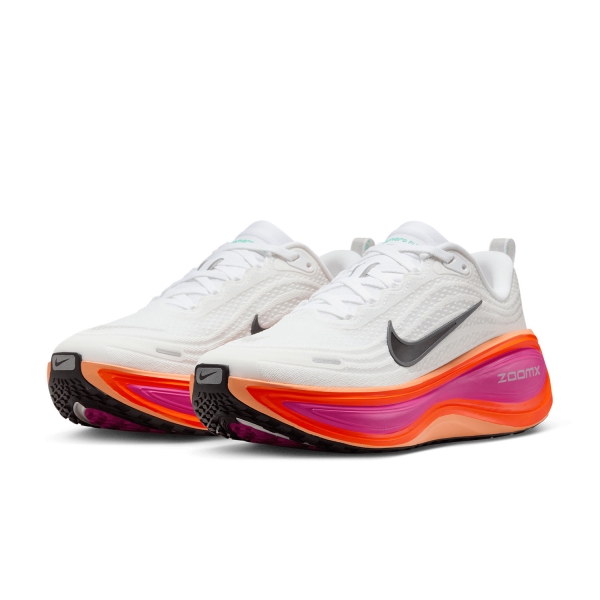 Nike Vomero Plus - White/Black/Fire Pink/Hyper Crimson