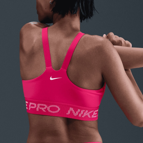 Nike Pro Reggiseno Sportivo - Rush Pink/Pink Foam/White