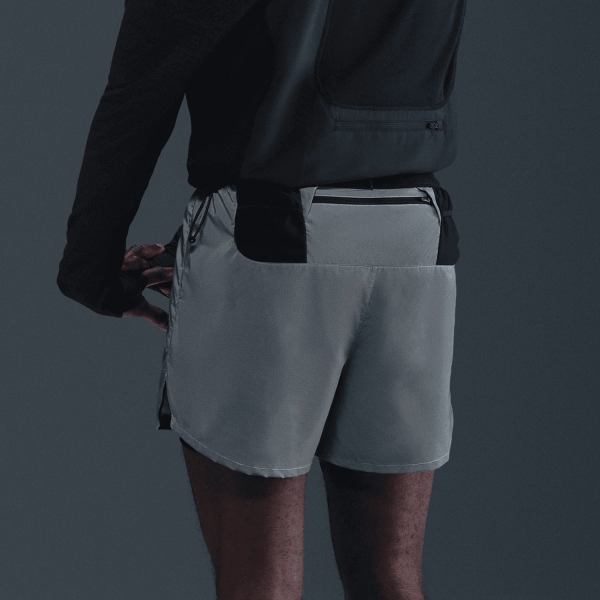 Nike Reflect 2 in 1 4in Shorts - Black/Reflective Silver