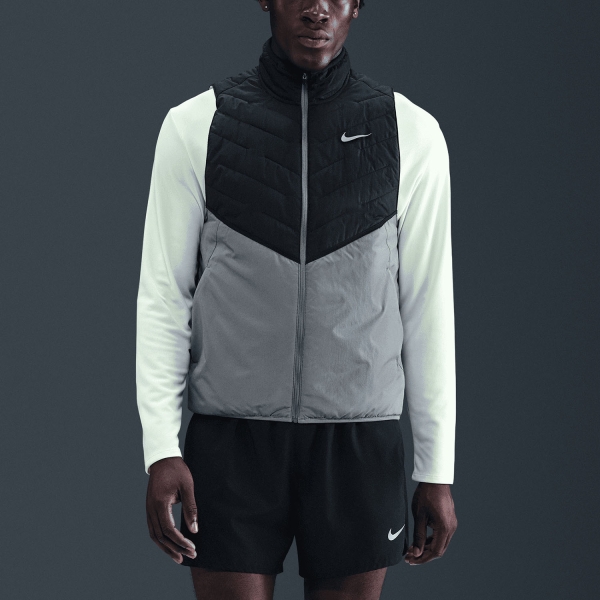 Men's Running Jacket Nike ThermaFIT Repel Vest  Black/Smoke Grey IM6582010