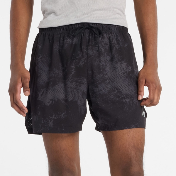 Men's Running Shorts New Balance RC Printed 5in Shorts  Castlerock MS43285CAS