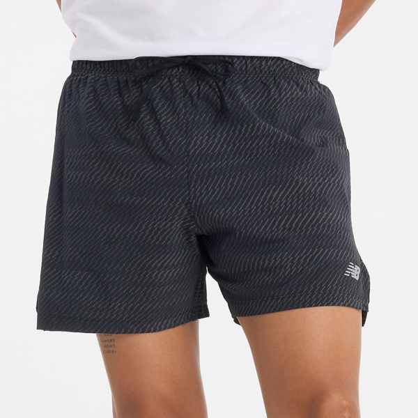 Pantaloncino Running Uomo New Balance RC Reflective 5in Pantaloncini  Black/Multi Print MS53279BIT