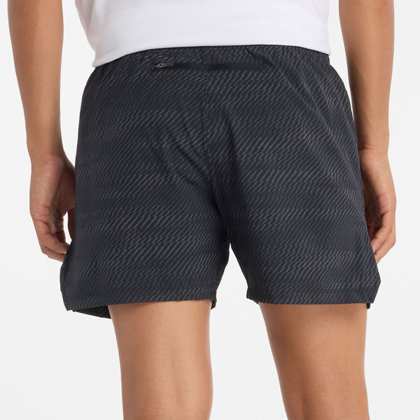 New Balance RC Reflective 5in Pantaloncini - Black/Multi Print