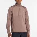 New Balance Heat Grid Logo Maglia - Earth Shadow Heather