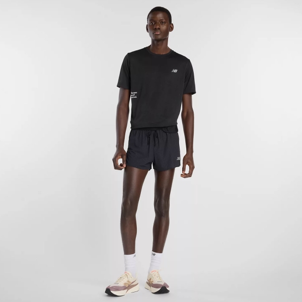 New Balance Athletics Graphic Logo Maglietta - Black