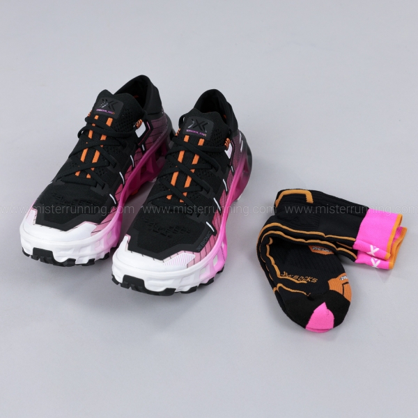 X-Bionic TerraSkin X00/C - X Black/X White/Fluo Pink
