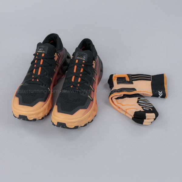 X-Bionic TerraSkin X01 - X Black/Dark Peach/Fresh Peach