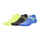 Under Armour AD Run Lite x 3 Calcetines - Blue Atlantis/Black/Reflective