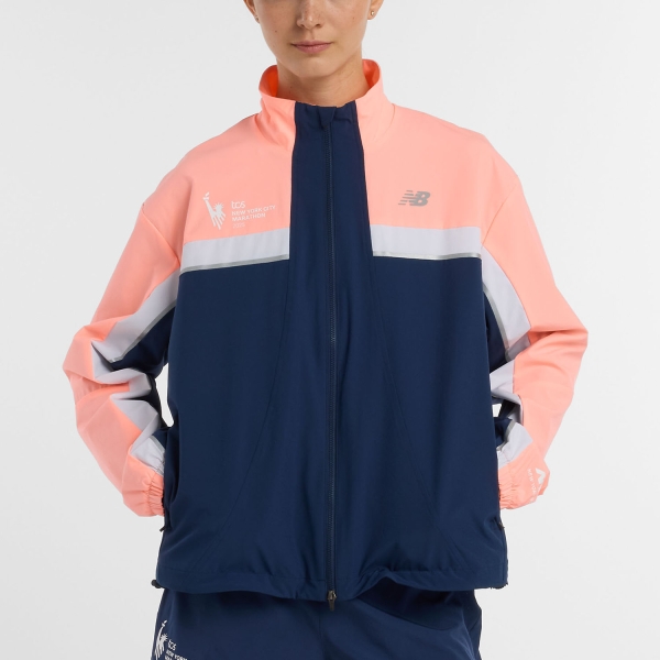 Giacca Running Donna New Balance NYC Marathon Giacca  NB Navy WJ53250MNNY