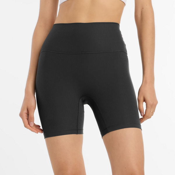 Pantalones cortos Running Mujer New Balance Ribbed 6in Shorts  Black WS53153BK