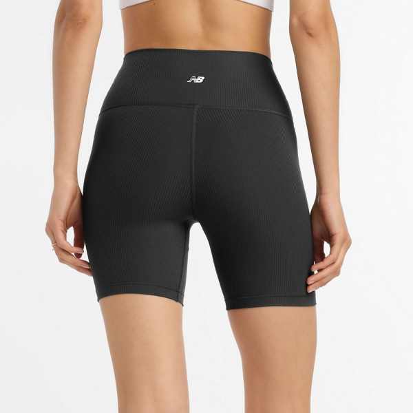 New Balance Ribbed 6in Shorts - Black