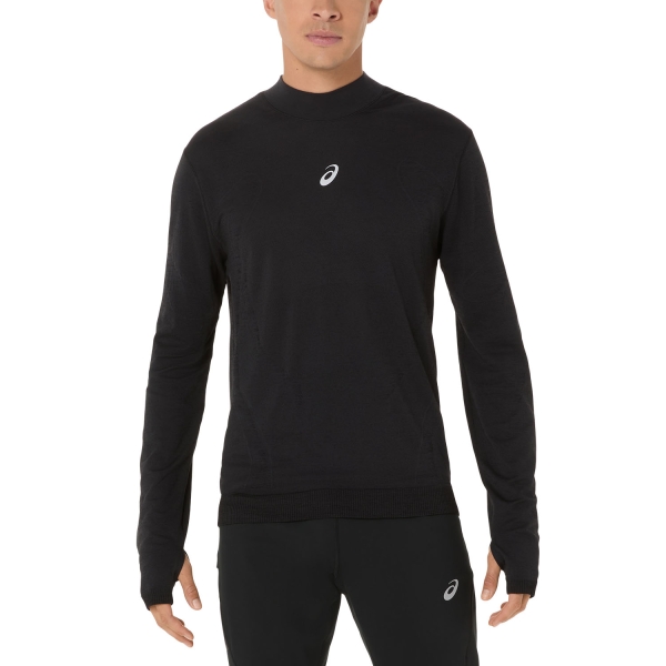 Maglia Running Uomo ASICS Road Winter Maglia  Performance Black 2011D360001