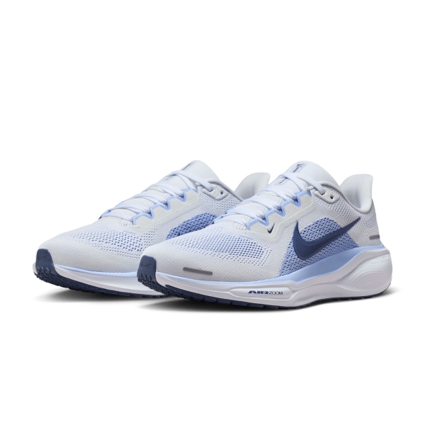 Nike Pegasus 41 Wide - White/Diffused Blue/Aluminum
