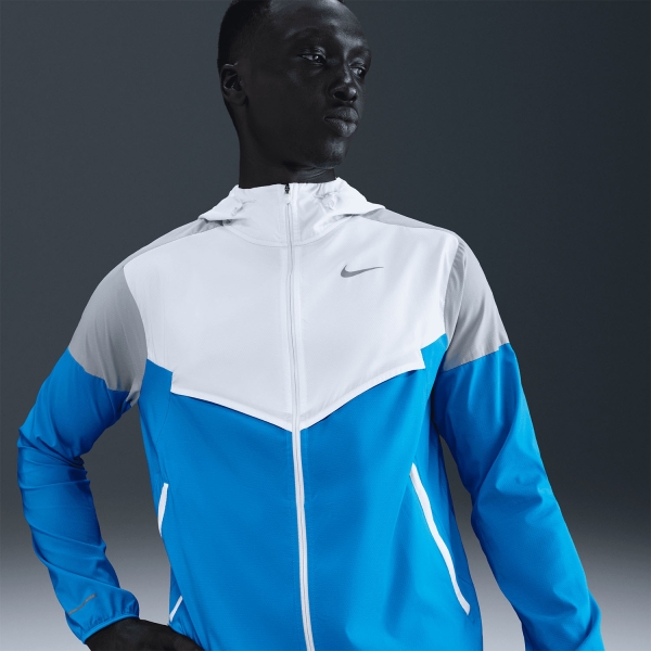 Nike Impossibly Giacca - White/Wolf Grey/Blue Hero