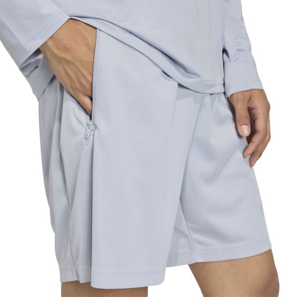 adidas Essentials Big Logo 7in Shorts - Halo Silver