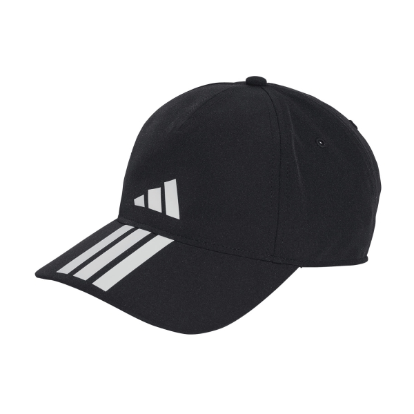 Gorra y Visera adidas 3 Stripes Gorra  Black/White JY0938