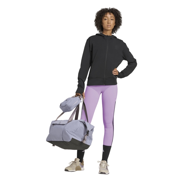 adidas Optime 3 Stripes Tights - Powder Plum