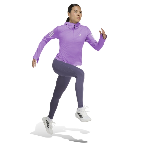 adidas Own The Run Felpa - Powder Plum