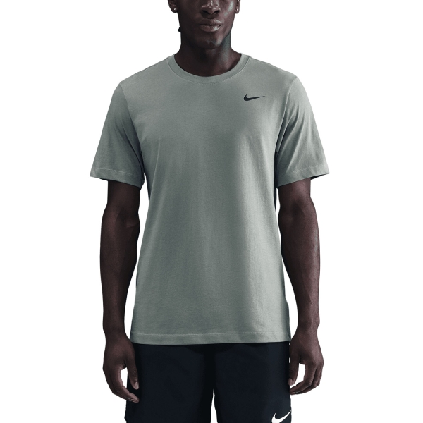 Maglietta Training Uomo Nike DriFIT Swoosh Logo Maglietta  Clay Green/Black AR6029364