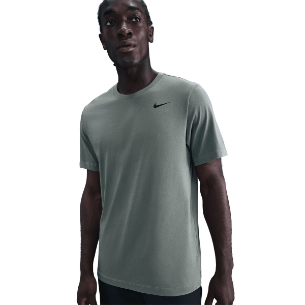 Nike Dri-FIT Swoosh Logo Maglietta - Clay Green/Black