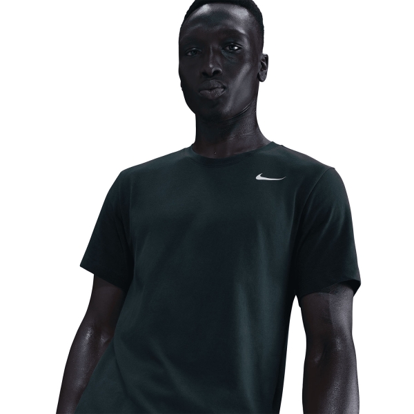 Nike Dri-FIT Swoosh Logo Maglietta - Seaweed/White