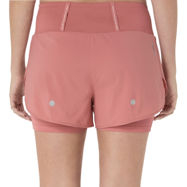 ASICS Road 2 in 1 3.5in Pantaloncini - Dark Pink Clay