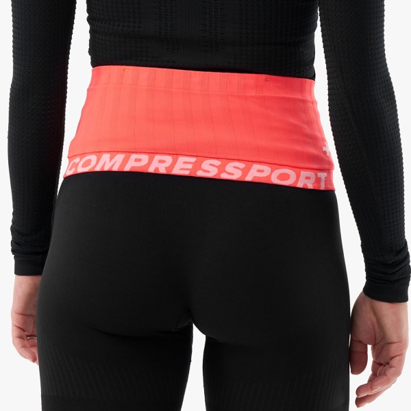 Compressport Free Cintura - Fluo Red/Black