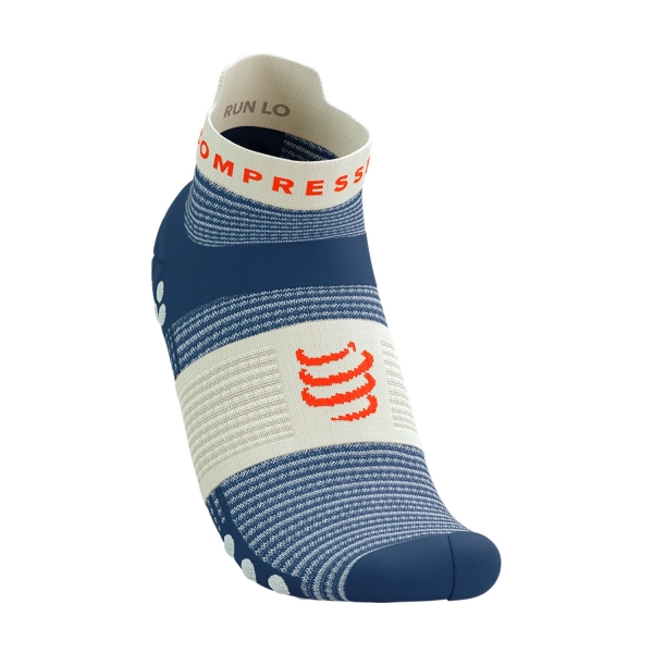 Compressport Pro Racing V4.0 Logo Calze - Blues/Sugar